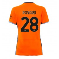 Camisa de time de futebol Inter Milan Benjamin Pavard #28 Replicas 3º Equipamento Feminina 2023-24 Manga Curta
